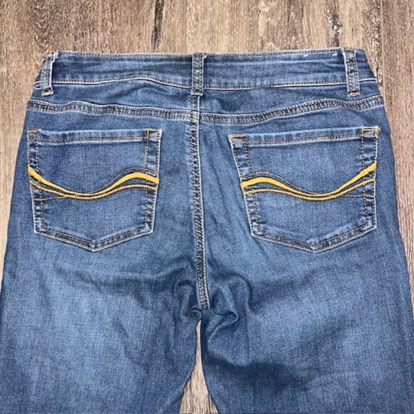 So Womens Jeans 7 Blue Boot Cut Low Rise Denim Pants Stretch 30x32 - Picture 5 of 5